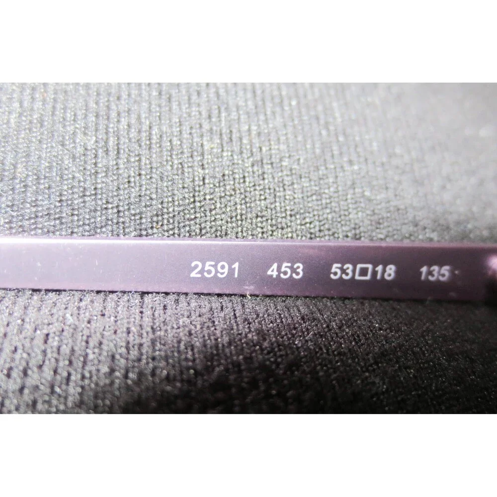 Sferoflex 2591 453 Purple Oval Eyeglass Frames 53-18-135 Metal Glasses